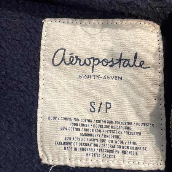 AERO Navy sweater - Picture 3 of 4